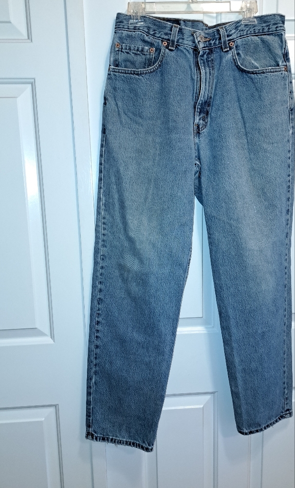 Levi's 550 Relaxed fit 34x32 straight leg, red tab jeans